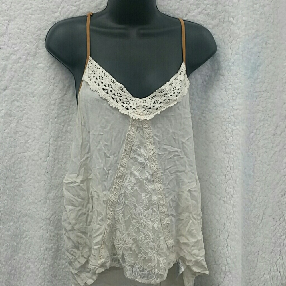 Miss Me crochet and Lace tank